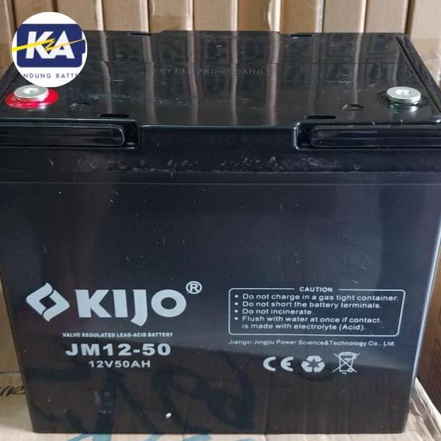 Aki kering battery baterai vrla MF kijo 12v 12 v 50ah 50 ah