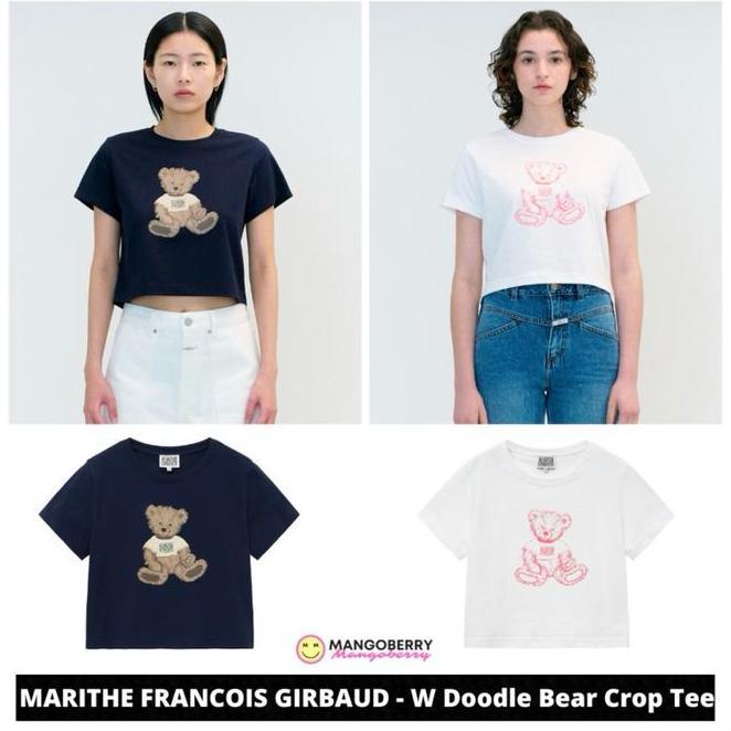 Marithe Francois Girbaud Marithe Francois Girbaud W - Doodle Bear Crop