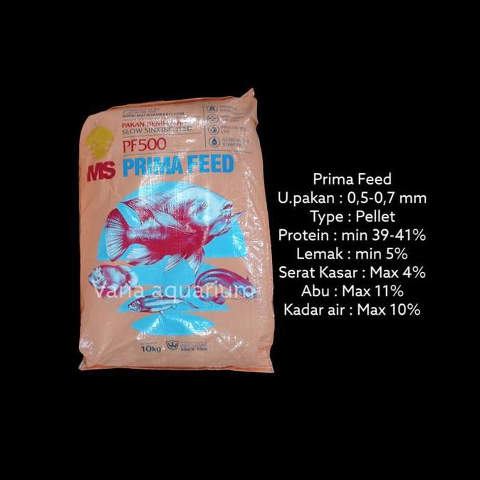 HARGA DISC - PF-500 Prima Feed - Makanan Ikan Ternak - Lele - Prima Feed 10kg