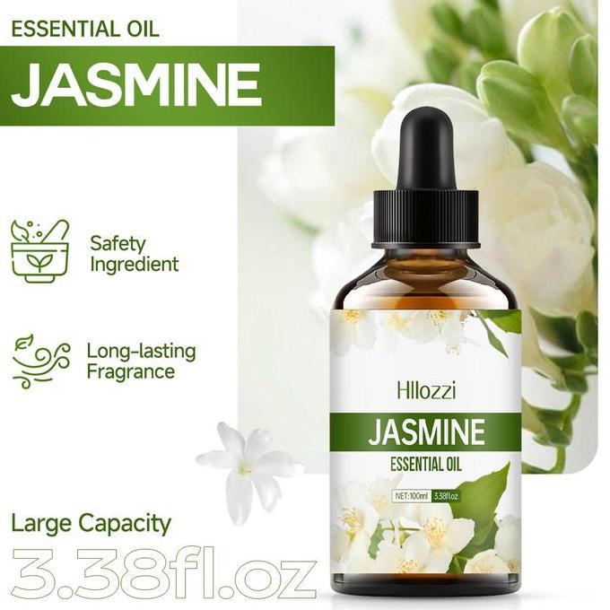 READY IMPORT JASMINE ESSENTIAL OIL FOR BODY MASSAGE, AROMATHERAPY DIFFUSER, FACIAL SKIN CARE, SPA, L