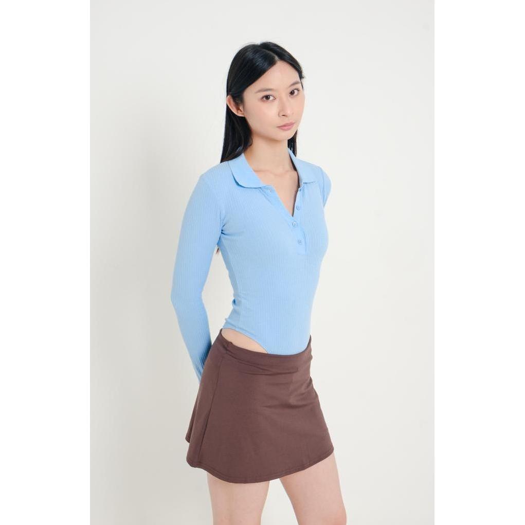 Odiva Tanya Collared Odiva Tanya Collared Bodysuit - 5 Warna