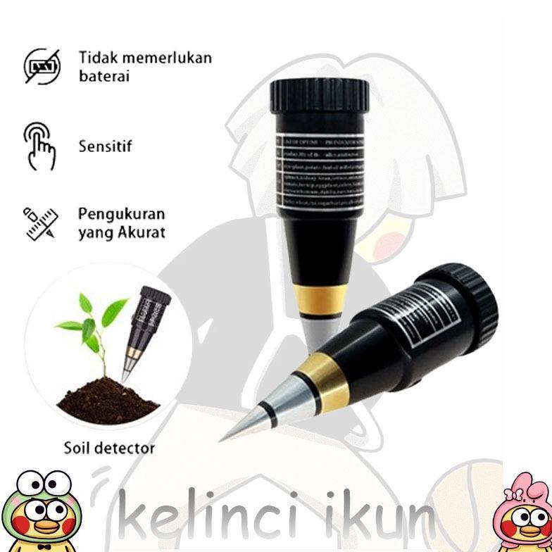 kelinci ikun-PH Tanah Soil  2 In 1 Pen Type PH Meter Soil Analyzer Tester Alat Penggukur Tanah Ukur 