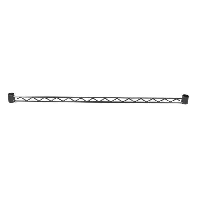 KRISBOW 90X4 CM TIANG RANGKA PEMBATAS SISI RAK KAWAT - CHARCOAL