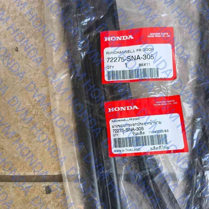 Karet Channel Kaca Pintu Depan Kiri Original Civic FD