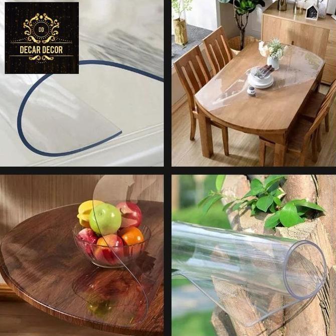 Taplak Mika Bening transparan 2 mm waterproof