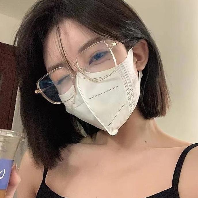 KACAMATA Anti Radiasi Blue Ray Gaya Korea Bahan Metal Bentik Kotak Buat Pria Wanita Kekinian Perempu
