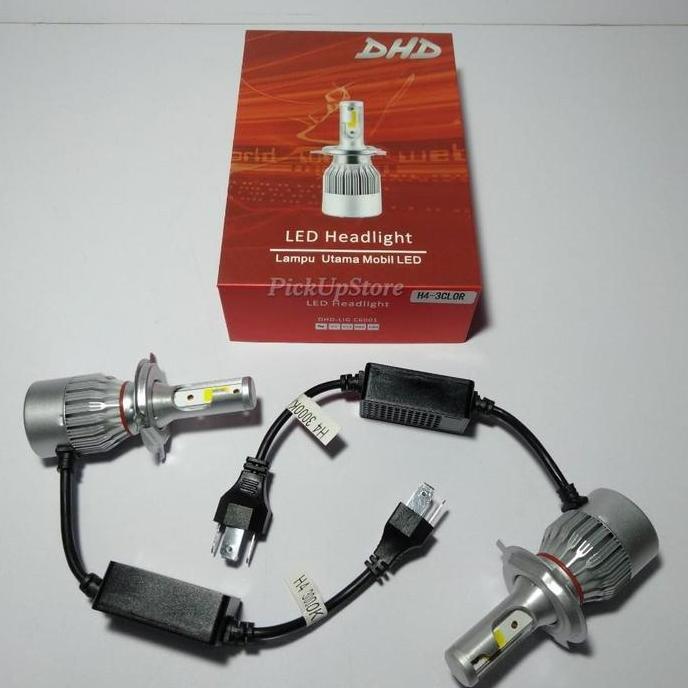 LED Headlight Lampu Utama Mobil DHD H4