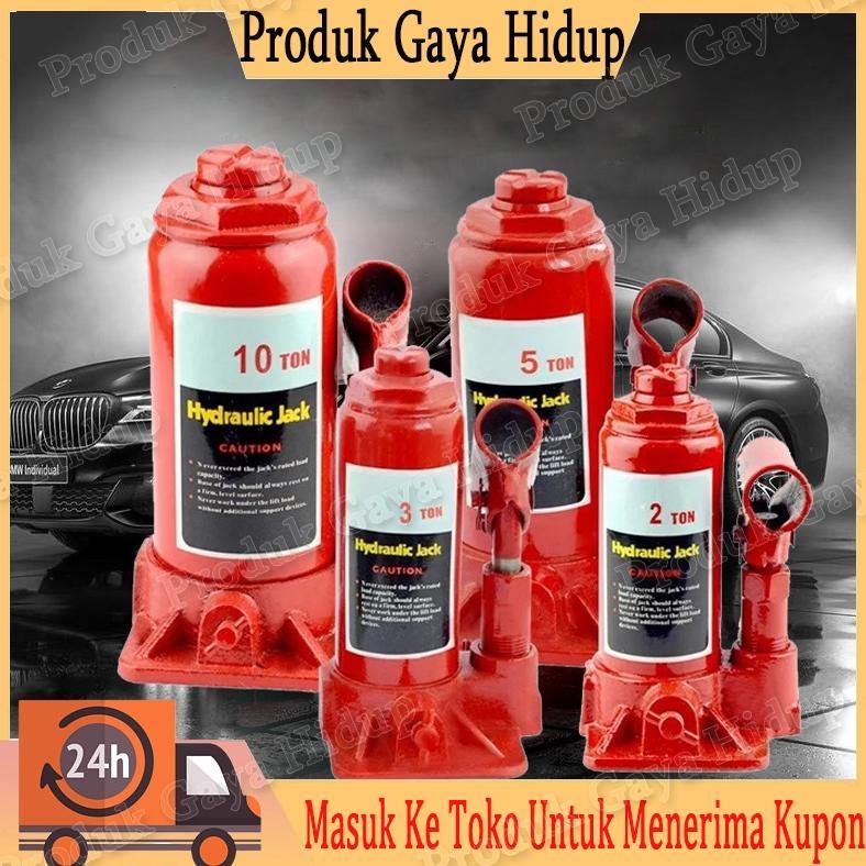 Dongkrak Botol Dongkrak Mobil Hidrolik Hydraulic Jack Universal botol 2ton 5ton 10Ton Dongkrak Hidro