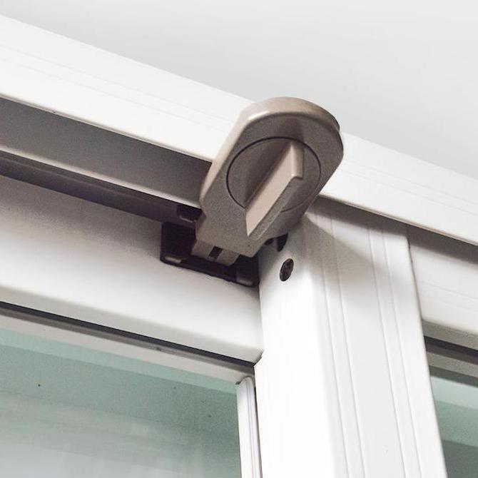 HASQUINE Kunci Jendela Sliding Baby Safety Lock Kunci Jendela Minimalis Alat Child Safety Kunci Jend