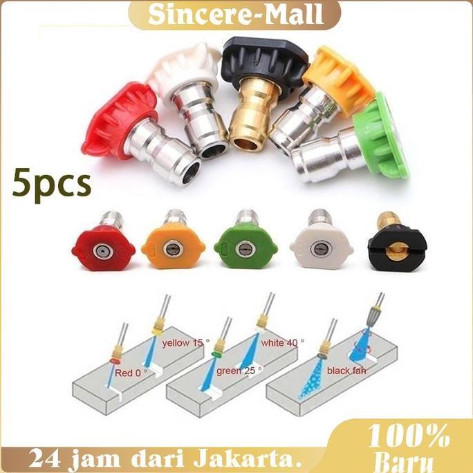 HAMDORA Nozzle Tip Spray Nozzle Tip Quick Connect Pressure Washer Spray Nozzle