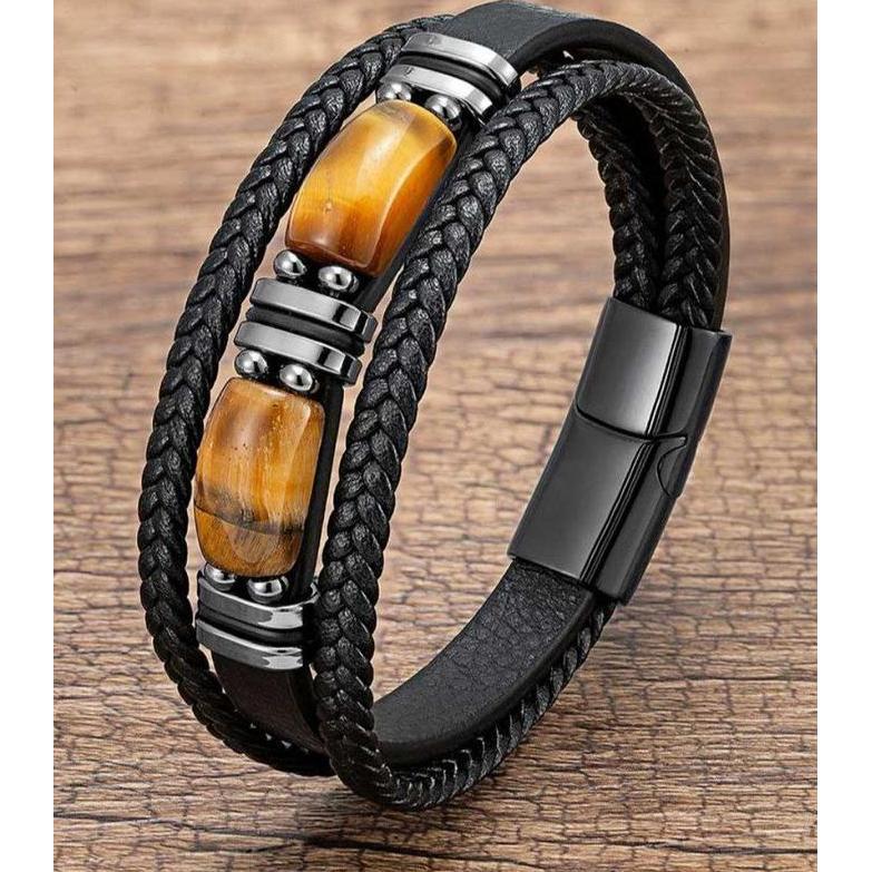 GUNEMANE Gelang Kulit Kepang Mata Harimau