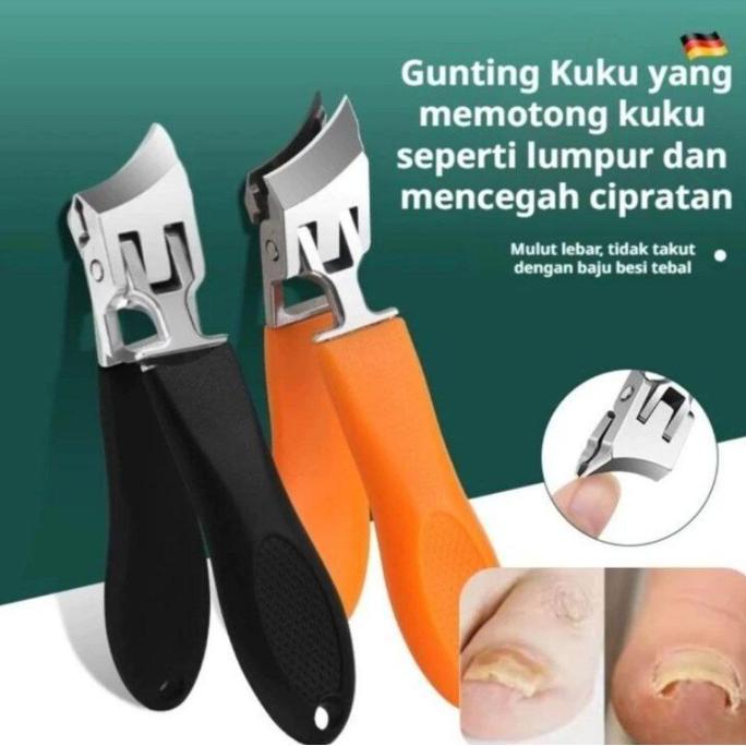 GUNEMANE gunting kuku miring gunting kuku cantengan pemotong kuku potong kuku gunting kuku set lengk