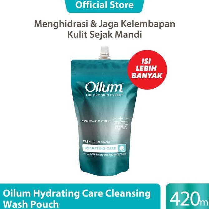 Oilum Hydrating Care Cleansing Wash 420 ml Pouch Spout Liquid