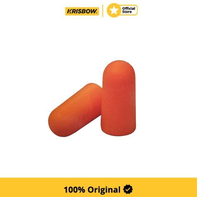 Krisbow Set 200 Pasang Earplug Busa Polyurethane