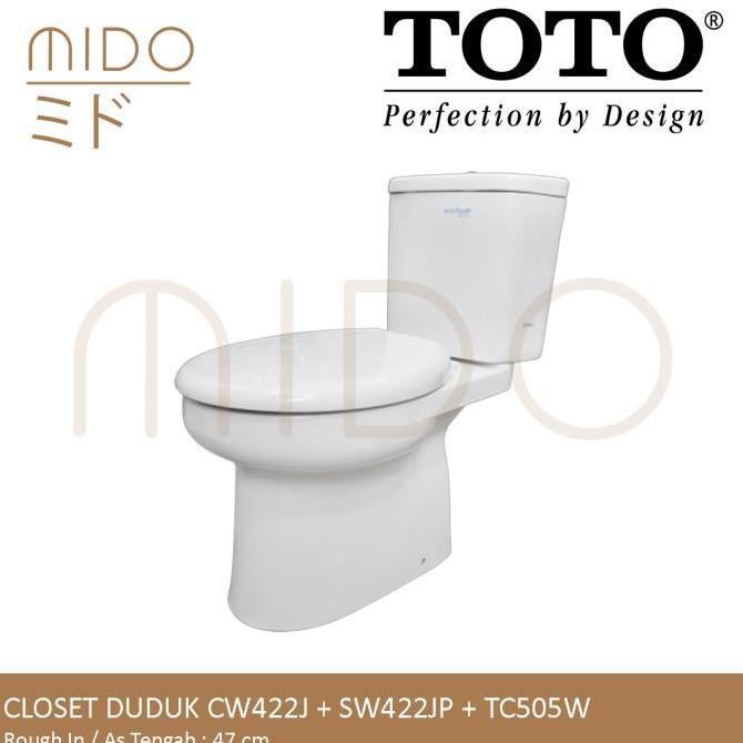 TERBARU - CLOSET / KLOSET / TOILET DUDUK TOTO CW422J SW422JP CW 422 J SW 422 JP