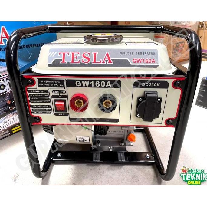 Genset LAS 1000Watt TESLA GW160A  / Genset Mesin Welding Las Listrik 1000 Watt 160A 160 Ampere Power