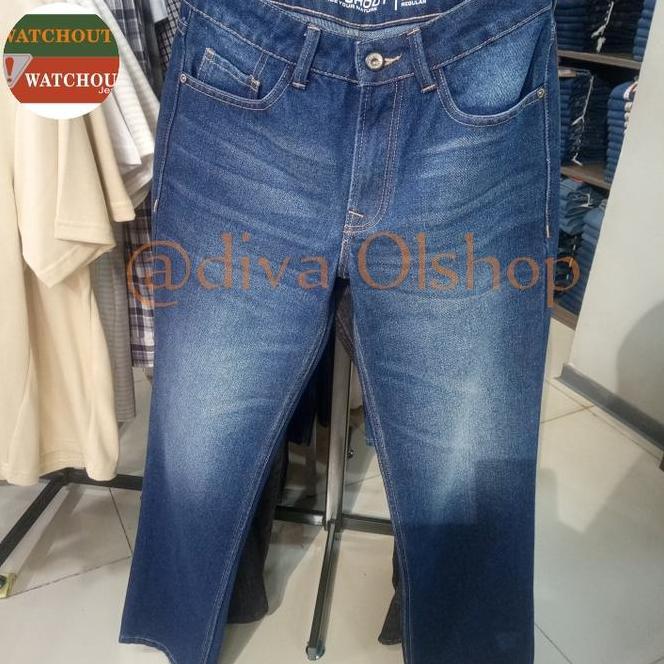 Watchout Jeans Celana Watchout Jeans Original Celana Panjang Pria Jp801188834