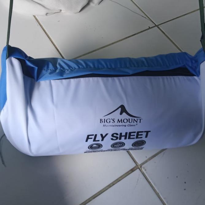 Flysheet Big'S Mount / Tenda 4X6,Meterr, Kenopi,19 Lubang (2 Warna)