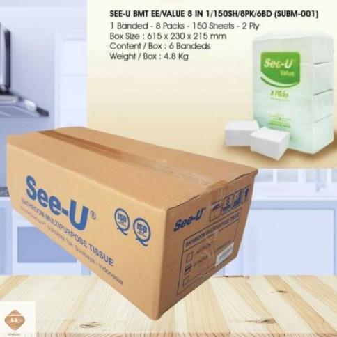 Tissue See - U Pop Up / tisu kotak meja See-U per KARTON / DUS