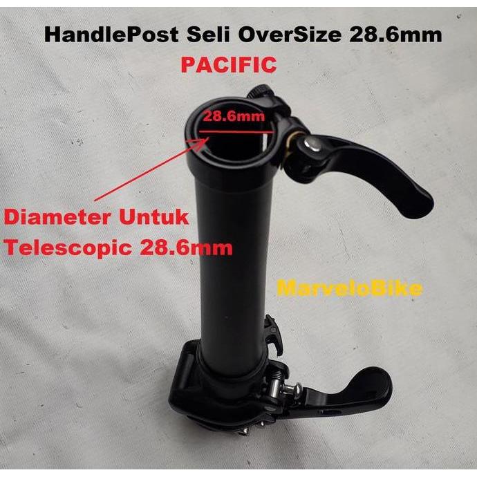 HandlePost Sepeda Lipat 16 20 inch OverSize 28.6mm Alloy PACIFIC