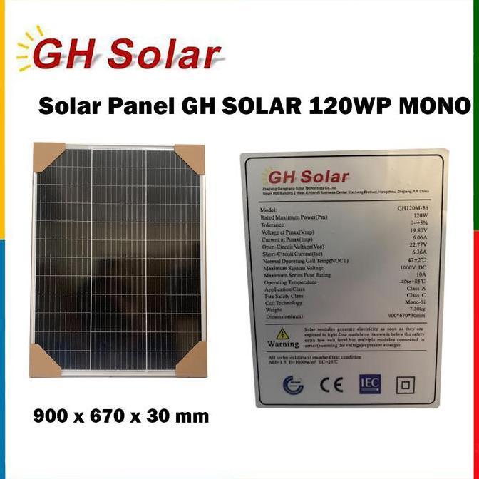 Solar panel surya Mono 120wp Maysun