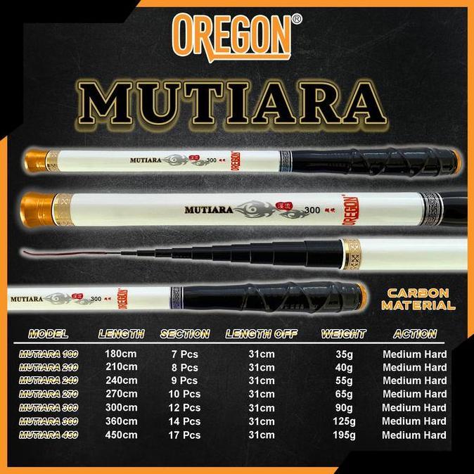Joran Tegek Oregon Mutiara