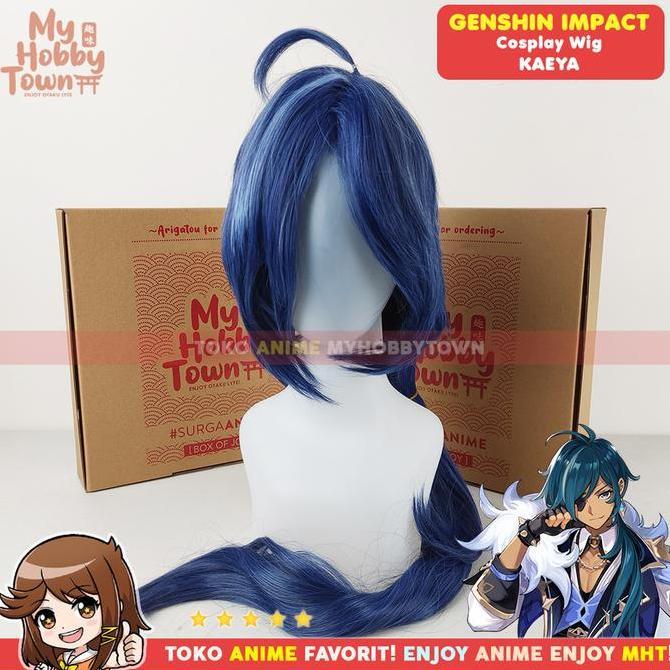 Wig Cosplay Anime Game Kaeya