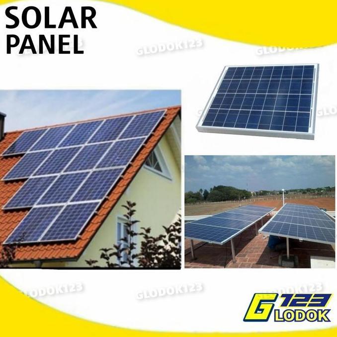 Solar Panel Cell Tenaga Surya Mono Poly Flexible 10WP 20WP 100WP