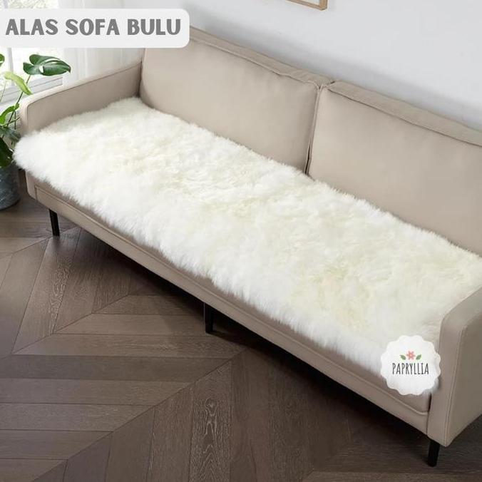 Papryllia - Sarung Sofa Alas Sofa Pelindung Sofa Alas Kursi Bulu Tebal