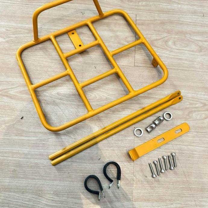 RAK PANNIER FRONT RACK KERANJANG DEPAN SEPEDA CLASIK COMMUTER BIKE GRAVEL MTB FIXIE