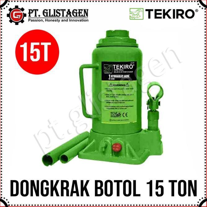 Dongkrak Botol 15 Ton Hydraulic Bottle Ja Dongkrak Mobil 15T Tekiro