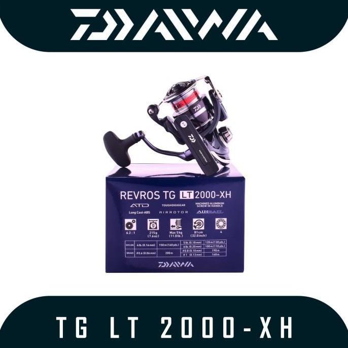 Reel Pancing Daiwa Revros TG LT 1000 2000 2500 3000 4000 5000 6000