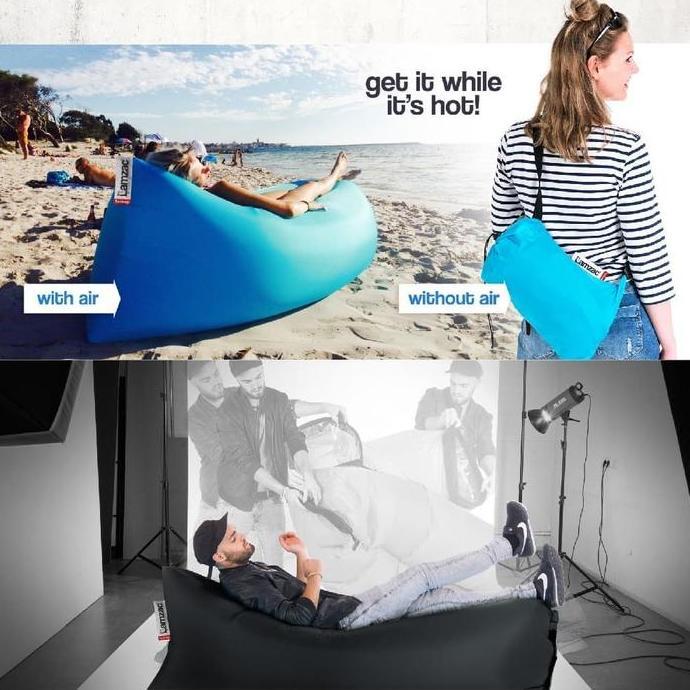 EFLUDOP Sofa Bantal Angin Santai Outdoor Camping Hiking - Ukuran Besar - Promo
