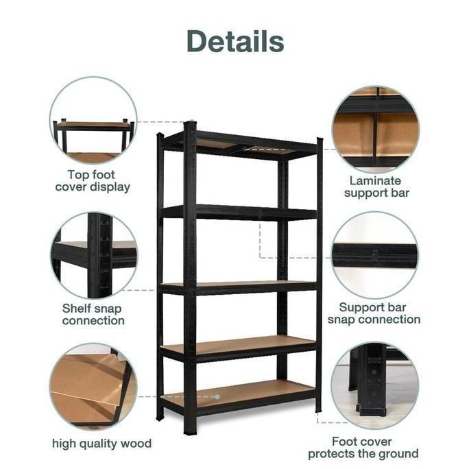 AZBOMO BM-rak penyimpanan,rak penyimpanan serbaguna,rak besi 5 tingkat,rak kuat,rak susun jualan war