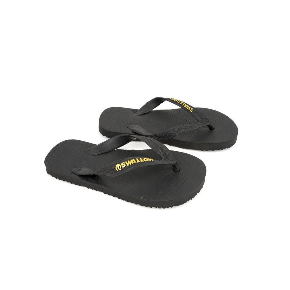 Premium Sandal Jepit Swallow Black Pearl M01 Karet Lokal Lentur