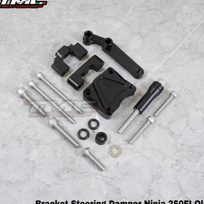 Bracket breket steering damper stabiliser stang Ninja250 Ninja 250 FI