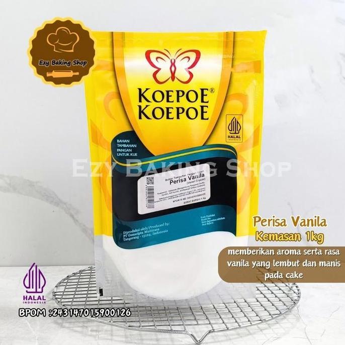 Vanili Crystal 1kg / Vanili Bubuk Kupu-Kupu / Perisa Vanila