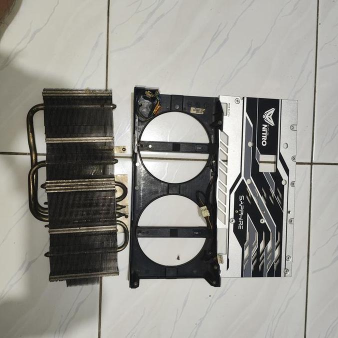 Casing Vga Sapphire Nitro + rx 480 rx 580 Original copotan