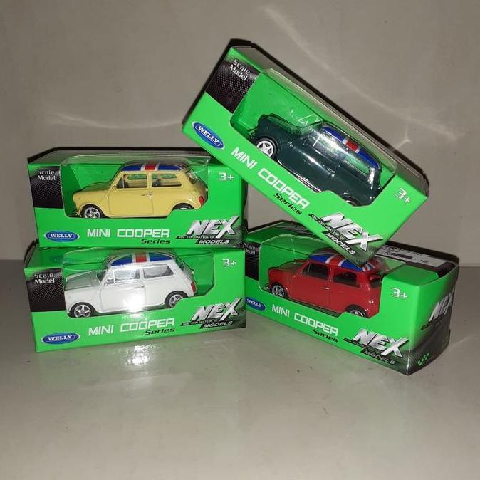 Diecast Mini Cooper Bendera Welly 60