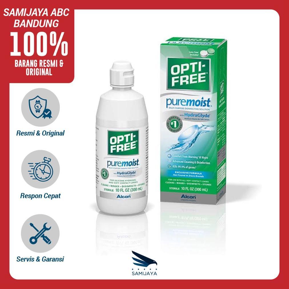Cairan Air Solution Pembersih Perendam Softlens OPTIFREE PUREMOIST 300 terlaris
