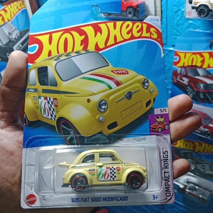 hotwheels 60s fiat 500d modificado