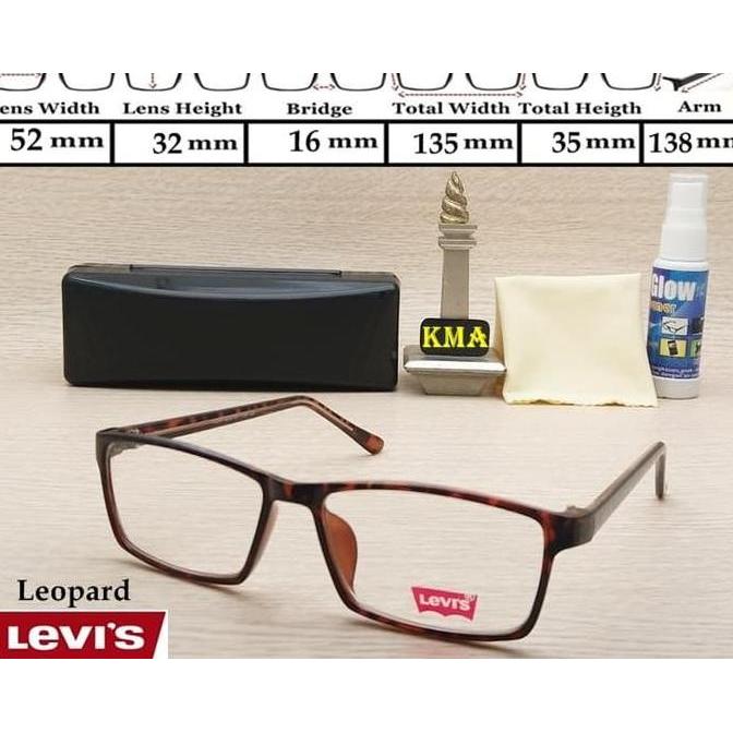 kacamata LEVIS frame kacamata levis kacamata minus frame kotak levis