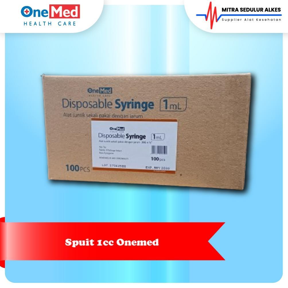 Spuit 1CC 1 Ml Tuberculin Onemed Steril Box terlaris
