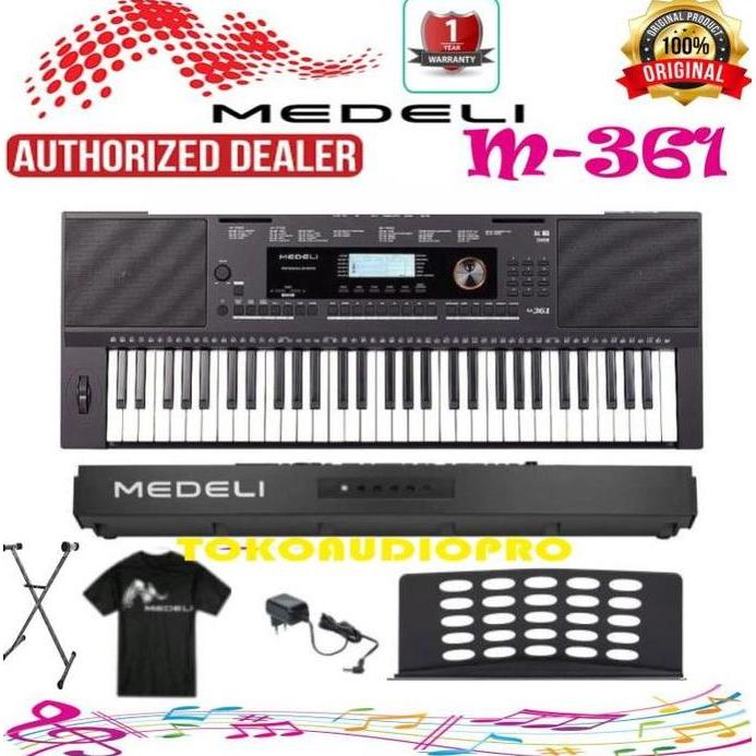 Medeli M361 61-keys Keyboard Medeli M-361 Paket