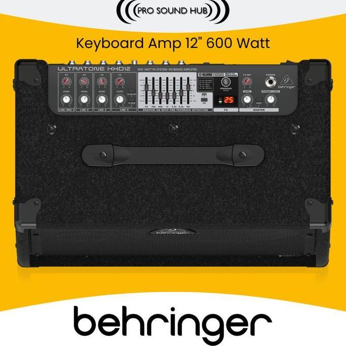 Behringer KXD12 Ampli Keyboard Amplifier Speaker Monitor Amply Organ Orjen KXD-12 KXD 12
