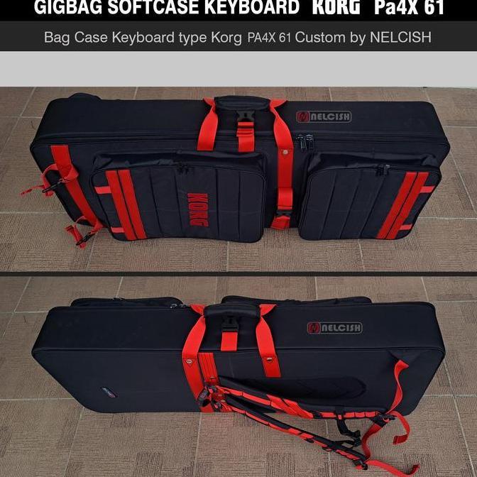 Softcase Tas Gigbag Keyboard Korg PA4X Professional Arranger Pa4x by NELCISH