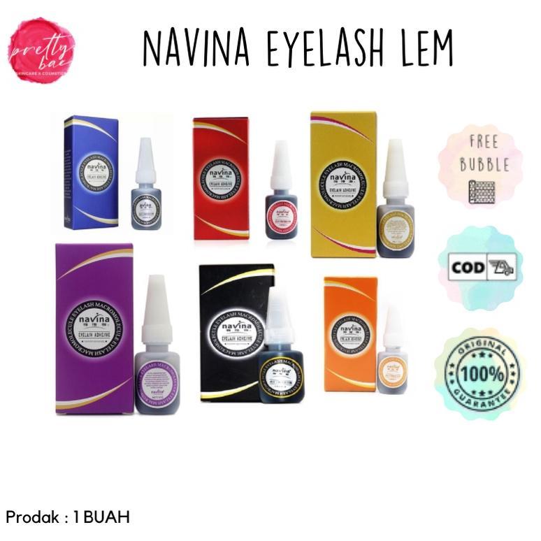 NEW Navina Eyelash Adhesive GLUE SUPER SERIES / Lem Navina Glue blue / navina biru for eyelash exten
