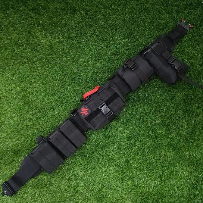 New  Kopel Tactical Set Hitam Duplikat Jatah Brimob / Kopel Tactical Brimob Hitam