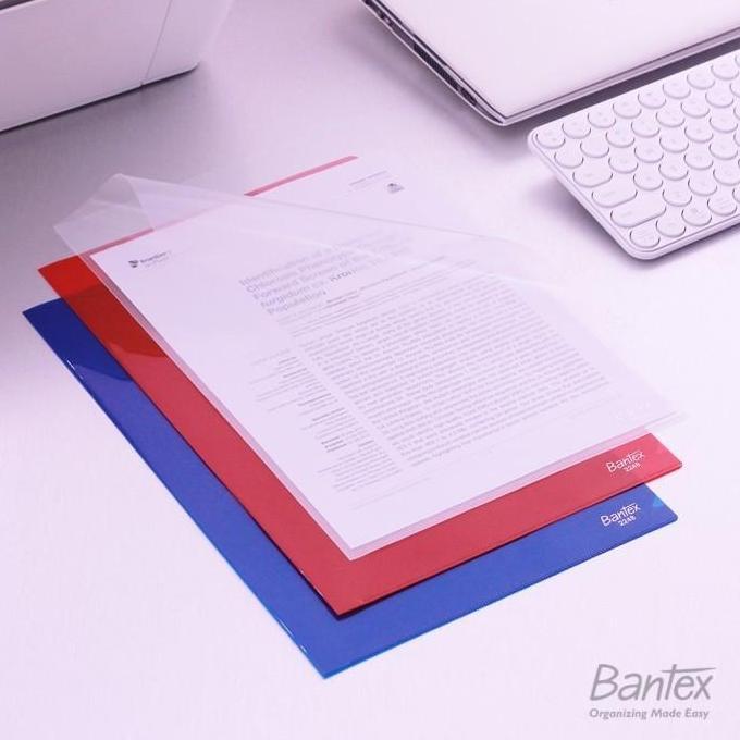 Bantex L Folder Clear Sleeves Folio 2248 - Map Bening Transparan L
