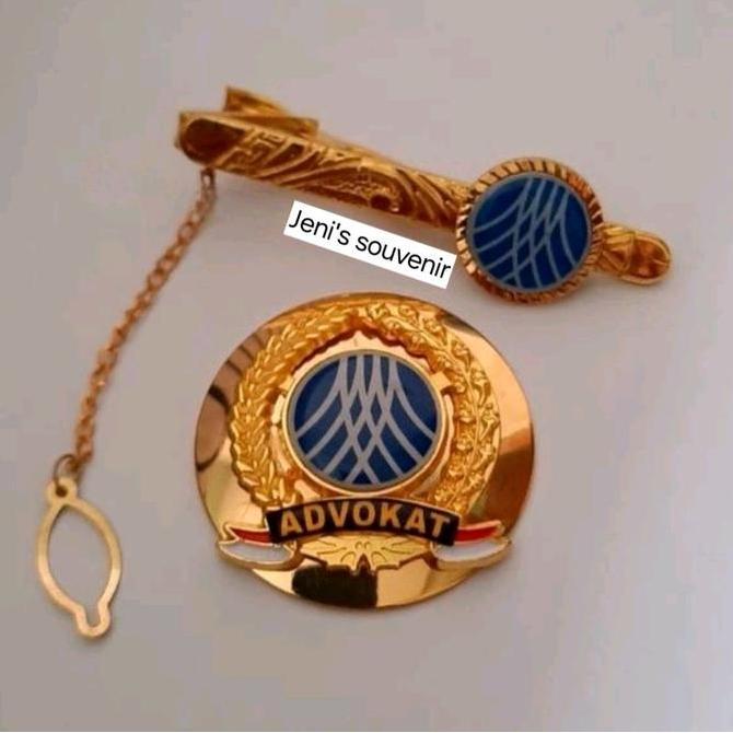 New  PIN advokat peradi dan jepit dasi peradi elegan Aksesoris